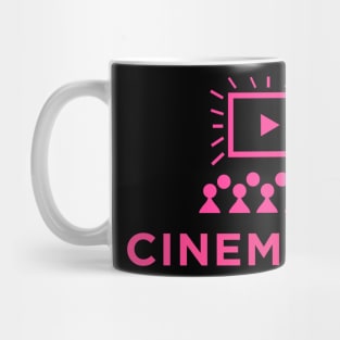 Cinemania Cancer Awareness Logo T-Shirt Mug